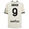 AC Milan Olivier Giroud 9 Fjerde 23-24 Hvit - Barn Draktsett